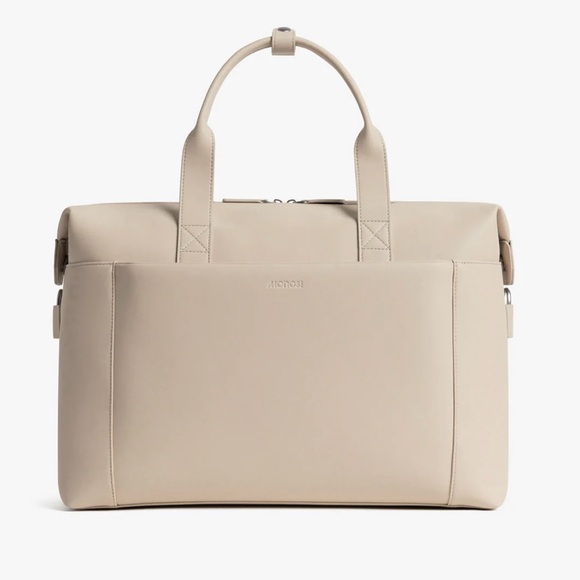 Ivory Leather Monos Metro Duffel - Picture 2 of 5